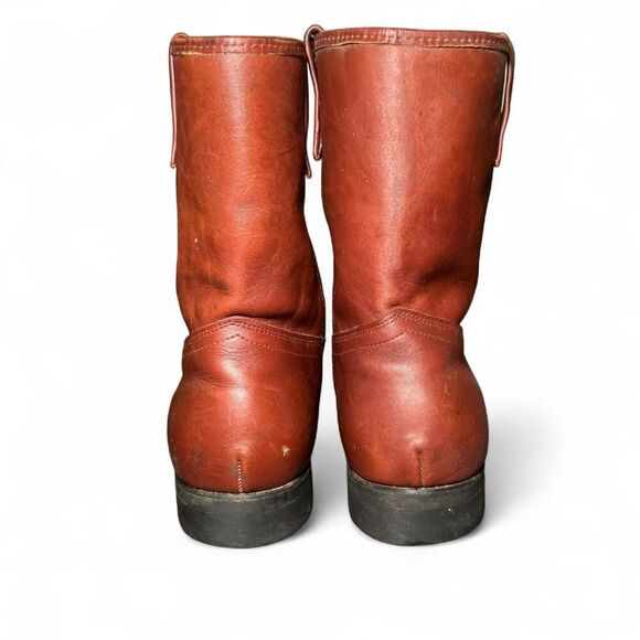 Mason Western Men's Brown Leather Western Work Boots w/ Vibram Soles Sz 9.5EE - Picture 3 of 8